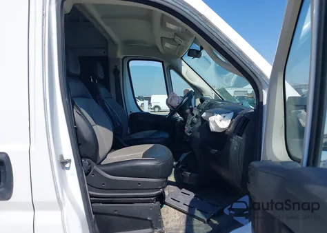 2021 Ram Promaster 2500 High Roof 159 Wb from USA, damaged, VIN 3C6LRVDG4ME555433